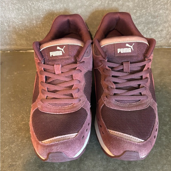 Puma Vista Metallic Women’s Sneakers Size 9 Burgundy / Purple / Excellent Used - Picture 7 of 12
